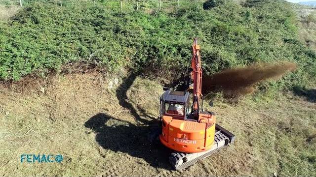 Video: FEMAC T9 FS105 REV hydraulic mulcher